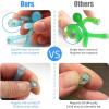 Usoway 20Pcs Mini Man Fridge Magnets, Translucent Novelty Toys for Adults Office Fun Decorative Decoration, Small Humanoid Magnetic Fidget Magnets Toys Christmas Birthday for Gifts view 3