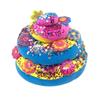 Cra-Z-Slimy 60147 Slimy Topper Jars Power Multicoloured Pre Made Fluffy Slime with Flower Themed Puffy Charms and Sequins view 4