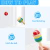 SAYAYA 3 Packs Wooden Catch Ball, Retro Paddle Ball with String Toys for Kids & Adults, Hand Eye Coordination Cup and Ball Game for Outdoor Beach Lawn Party Favors, Family Fun & Education Supplies view 4