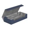 AMAMIA Card Collection Box Gaming Magnetic Deck Case Multifunction Faux Leather TCG Trading Game Holder Organizer Large Capacity Sports Play Blue view 1