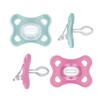 MAM Comfort Baby Pacifiers, Lightweight One-Piece Full Silicone Binky for Newborns 3-12 Months, BPA-Free, Easy to Clean Pacifier, Best for Breastfed Babies, 4 Count Binkies view 1