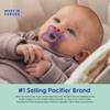 MAM Comfort Baby Pacifiers, Lightweight One-Piece Full Silicone Binky for Newborns 3-12 Months, BPA-Free, Easy to Clean Pacifier, Best for Breastfed Babies, 4 Count Binkies view 2