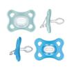 MAM Comfort Baby Pacifiers, Lightweight One-Piece Full Silicone Binky for Newborns 3-12 Months, BPA-Free, Easy to Clean Pacifier, Best for Breastfed Babies, 4 Count Binkies view 1