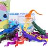 10 Pcs Alligator Animal Figure Bath Toys, Color Changing Crocodile Toy, for Kids 3 Years and up, for Themed Parties, Cake Topper, Kids Easter Basket, Stress Relief Adults view 1