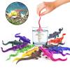 10 Pcs Alligator Animal Figure Bath Toys, Color Changing Crocodile Toy, for Kids 3 Years and up, for Themed Parties, Cake Topper, Kids Easter Basket, Stress Relief Adults view 2