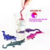 10 Pcs Alligator Animal Figure Bath Toys, Color Changing Crocodile Toy, for Kids 3 Years and up, for Themed Parties, Cake Topper, Kids Easter Basket, Stress Relief Adults view 4