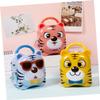 Abaodam 2pcs Tiger Shape Coin Storage Boxes Creative Coin Bank for Boy Girl Adorable Tinplate Savings Pot for Home Decoration Teaching Savings Habits view 2