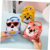 Abaodam 2pcs Tiger Shape Coin Storage Boxes Creative Coin Bank for Boy Girl Adorable Tinplate Savings Pot for Home Decoration Teaching Savings Habits view 4