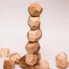 Generic Premium Balancing Blocks Wooden Rocks Balance Game Educational Rock Stacking for Teens from 15 Years Old Eco-Friendly Material, WCU-01-TI view 1