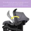 Baby Trend Expedition Zero Flat Jogger Travel System with LED Lights, Dash Grey view 4
