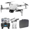 Lozenge Brushless Drone with Camera 4K GPS Drone Follow Me Quadcopter RC Helicopter L900 Pro SE Motorized Adjustment Cam Dual Cameras with Storage Bag (4K Camera&2 Battery&Gray) view 1