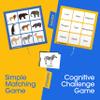 Keeping Busy Animal Bingo Games | Dementia Activities for Seniors Dementia Products for Elderly Alzheimers Products for Elderly Reusable Bingo Cards Reusable Chips & 6 Board Set Alzheimers Activities view 3