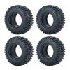 4Pcs 1.0" Soft Rubber Wheel Tires 50 * 20mm 54 * 24mm for Axial SCX24 90081 Deadbolt AXI00001 AXI00002 1/24 RC Crawler Car Modification Accessories (Color : 50mmm) view 1