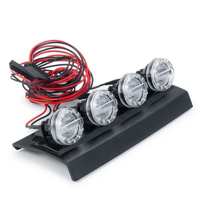 RC Car L-E-D Light Bar Roof Lamp Spotlight for 1/10 RC Crawler for for Traxxas TRX6 TRX4 Headlights Upgrade Parts Modification Accessories