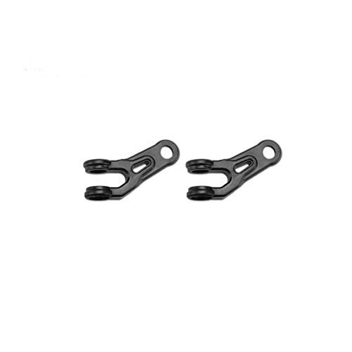 VERBANA 550 600 Helicopter Model M3 Plastic Rotor Head Radius Pull Rod Spare Part for Remote Control 3D 550 600 Heli Accessories (Color : Black)
