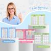 31 Pcs Multiplication Flash Cards Times Table Flash Cards, Math Problems from Easy to Hard, Multiplication Chart with 2 Dry Erase Markers 3 Rings Math Flashcards view 3