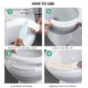 10 Pieces Pee Guard for Toilet Seat, Toilet Splash Guards, Disposable Potty Training Splash Guard for Adult Men and Kids (Standard, 10, Piece) view 4