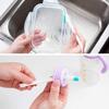 2pcs/set Cleaning Narrow Brush Long Handle Portable Baby Milk Bottle Cleaning Brushes Home Bottle Brush view 3