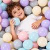 GOGOSO Macaron Ball Pit Balls 50 Pack - Enhance Decor and Enjoy Playtime Phthalate Free BPA Free view 4