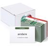 Resurhang 200 Pcs Italian Flashcards Italian Verb Conjugation Present Tense Flash Cards English for Adults Study view 1