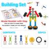 Kids STEM Building Toys for 3 4 5 6 7 8+ Year Old Boy Girl Birthday Gift, 125 Pcs Preschool Classroom Educational Building Blocks Stem Kits Activities Ages 3-5 4-8 5-7 6-8 Engineering Creative Games view 4