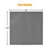 JNZong 8 Pack Peel and Stick Baseplates, Stickers Baseplates, Compatible with All Major Brands - 10 inch x 10 inch (8 Gray) view 4
