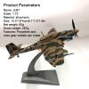 GeRRiT 6.1 1/72 Scale German Ju-87 Fighter Model Airplane Aircraft Model Jet Collectibles Diecast Plane Model for Collection Gift Ornament view 2