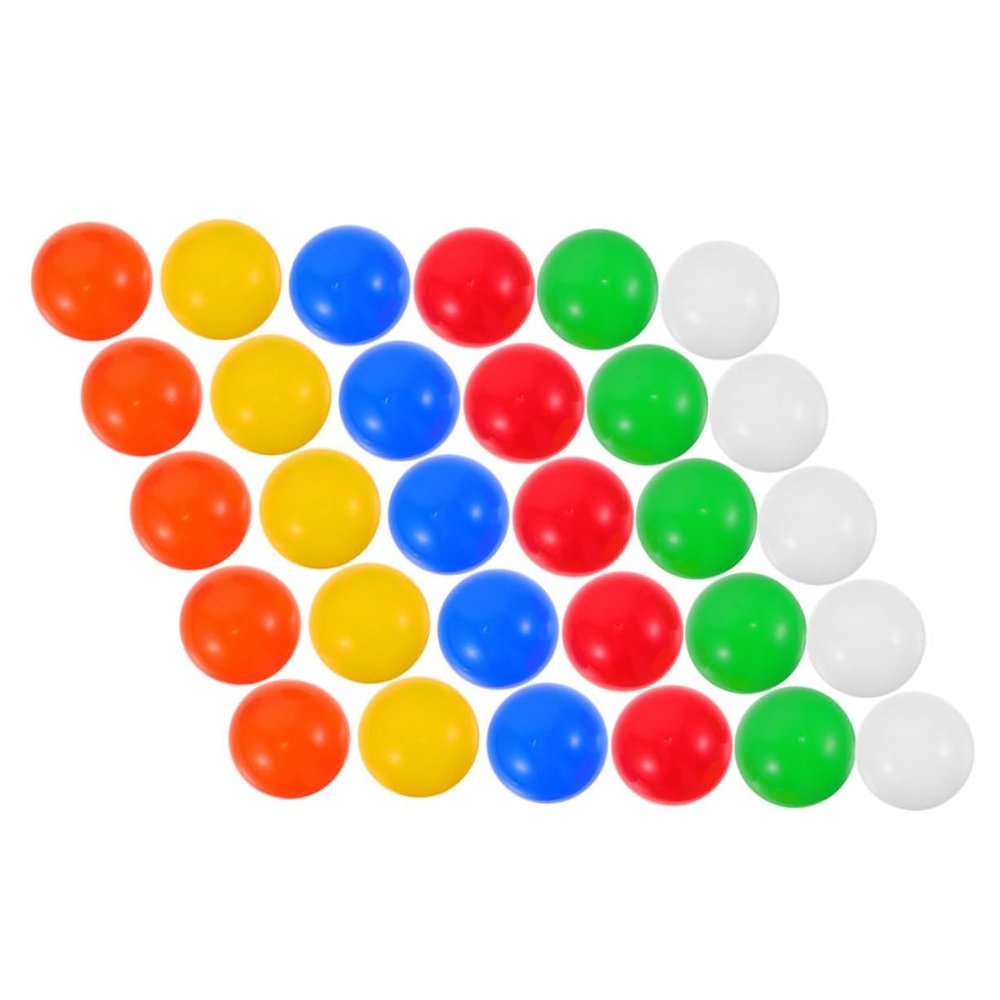 Ciieeo 30pcs Lottery Balls for Entertainment Openable Game Balls Activity Party Reusable Pvc Materials Bright Colors