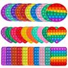 4pcs 5in Random Pop Bubble Fidget Sensory Toys, Pop Toy Bulk for Party Favor, Classroom Student Prizes Easter Basket Goodie Bag Stuffers Christmas Valentine Gift for Kid view 1