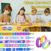 12pcs pop Random Bracelet,Pop Bubble Fidget Sensory Toys, Pop Toy Bulk for Party Favor, Classroom Student Prizes Easter Basket Goodie Bag Stuffers Christmas Valentine Gift for Kid view 2