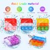 100pcs 2in Random Pop Bubble Fidget Sensory Toys, Pop Toy Bulk for Party Favor, Classroom Student Prizes Easter Basket Goodie Bag Stuffers Christmas Valentine Gift for Kid view 4