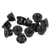 12PCS Nonslip Nut 4mm Chain Wheel, Lightweight, High Strength, for Axial SCX10 1/10 RC Car (Black) view 3