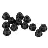 12PCS Nonslip Nut 4mm Chain Wheel, Lightweight, High Strength, for Axial SCX10 1/10 RC Car (Black) view 4