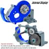 RCarmubWow RC Transmission Complete Upgrades Part for 1/10 Slash 2WD(VXL),Rustler 2WD(VXL),Stampede 2WD(VXL),Bandit 2WD(VXL),Alloy Aluminum Gearbox,Replace #3695,Navy Blue &Titanium view 4