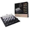 12 Inch Luxury Marble Chess Set  Chess Boards for Adults  Classic Chess Sets for Adults with Handcrafted Stone Board & Marble Chess Pieces  Ideal for Home Decor (Black & White) view 1