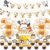 Cook Party Decorations Home Cooking Birthday Party Supplies Includes Cook Kitchenware Birthday Banner, Cake Topper, Cupcake Toppers, Balloons view 1
