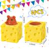 12Pcs Squeeze Mouse Cheese Fidget Toy, Mice in Cheese Stress Ball for Kids, Pop Up Toy for Relieve Stress with Autism or ADHD view 3