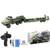 XMFHANG RC Semi Truck, 2.4Ghz 6WD Remote Control Army Truck Trailer, 41.3 Inch Large Size RC Car Toy, 1/16 Scale Tractor, Remote Control Electric Transport Vehicle Toy car for boy Gifts view 1