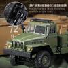 XMFHANG RC Semi Truck, 2.4Ghz 6WD Remote Control Army Truck Trailer, 41.3 Inch Large Size RC Car Toy, 1/16 Scale Tractor, Remote Control Electric Transport Vehicle Toy car for boy Gifts view 2