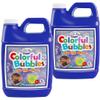 Lulu Home 2 Packs Bubble Concentrated Solution, 1 L/ 33.8 OZ Bubble Refill Solution for Kids Bubble Machine, Giant Bubble Wand, Bubble Blower Toys, Birthday Party Favors (Dark Blue Bottle) view 1
