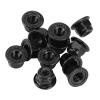 12Pcs Nonslip Tire Lock Nut, Wheel Nuts Metal Material, Lightweight, Lining, 4Mm Chain Wheel Nut, Car Wheel Nuts for Axial Scx10 1/10 Car (Black) view 2