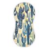 GOODOLD Cactus Pattern Beige Muslin Baby Burp Cloths - Super Absorbent and Soft Burping Rags - Cotton Burp Clothes Set for Boys and Girls, 1 Pack view 1