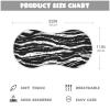 GOODOLD Zebra Stripes Black Muslin Baby Burp Cloths - Super Absorbent and Soft Burping Rags - Cotton Burp Clothes Set for Boys and Girls, 2 Pack view 3