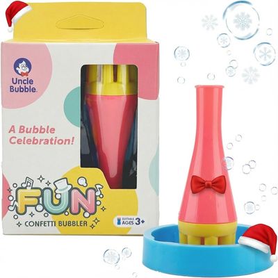 Uncle Bubble Blower for Kids and Toddlers, Uncle Bubble Mini Bubble Blower Makes Thousands of Bubbles Ease, Durable Outdoor Toy