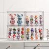 BestAlice Clear Display Case for Figures, Display Stand Acrylic Display Box Acrylic Display Box Acrylic Risers Display Stand Acrylic Tiered Stand, Figure Stand Display Rack Tiered Shelf (Clapboard-s) view 4