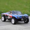 XMFLFH 94155 1/10 4WD Nitro Powered RTR Short Course Truck 80KM/H High-Speed 4WD Off-Road Remote Control Racing Car 75CC Super-Large Fuel Tank RC Vehicles Adult (with Igniter) (Blue) view 2