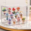 BestAlice Clear Display Case for Figures, Display Stand Acrylic Display Box Acrylic Display Box Acrylic Risers Display Stand Acrylic Tiered Stand, Figure Stand Display Rack Tiered(No partition-M) view 4