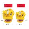 BKEKM Lion Dance Dragon Wool Lion Dance 12 Inch/ 14 Inch Lion Dance Head With Pants Lion Dance Set Lion Mascot Dance Costume view 3