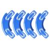 Racetrack Connectors Compatible with Hot Wheels,90 Degree Banked Turn,4 Packs(Blue) view 1