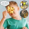 ROHSCE Glowing Magnetic Marble Run Set 142PCS, STEM Educational Magnet Building Toys, 4D Diamond Surface Light Magnetic Tracks, Creative Marble Maze Gift for Boys and Girls Ages 3-12 view 4
